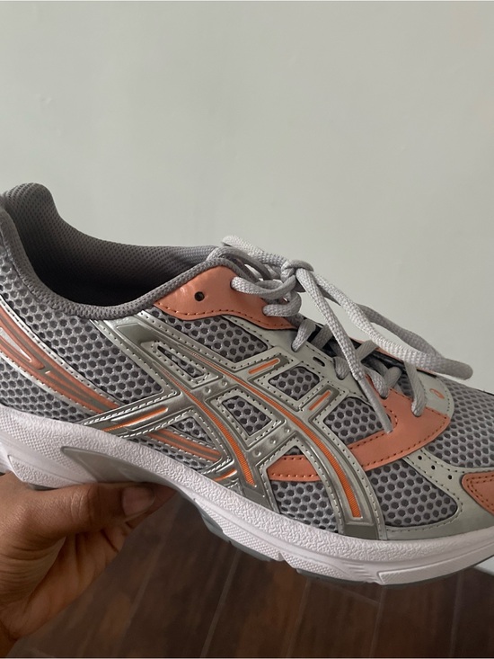 Asics Shoes - ASICS Women's Gray and Coral Athletic Running Shoes